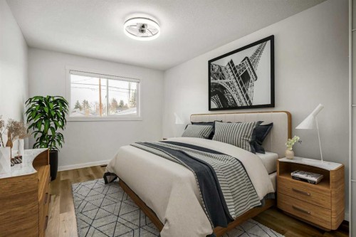 636 Arlington Drive Se, Calgary, AB - Indoor Photo Showing Bedroom