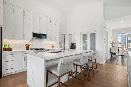 218 Mitchell Heath Nw, Calgary, AB - Indoor Photo Showing Kitchen With Upgraded Kitchen