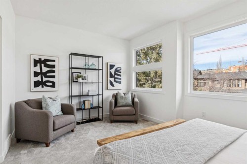 1765 7 Avenue Nw, Calgary, AB - Indoor Photo Showing Bedroom