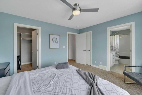 57 Hampton Crescent, Sylvan Lake, AB - Indoor Photo Showing Bedroom