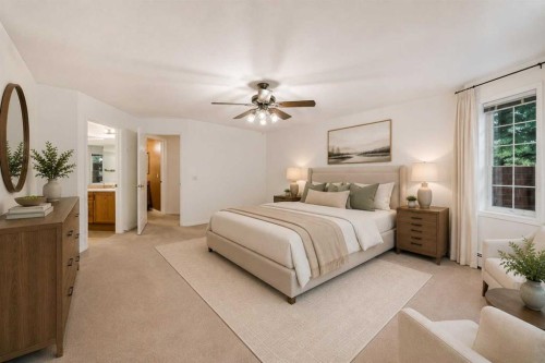 3202 Sienna Park Green Sw, Calgary, AB - Indoor Photo Showing Bedroom