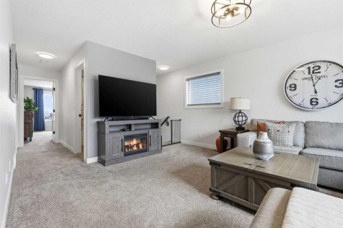 376 Fireside Way, Cochrane, AB - Indoor Photo Showing Living Room