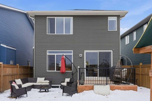 376 Fireside Way, Cochrane, AB - Outdoor With Deck Patio Veranda With Exterior