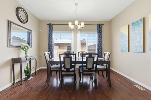 154 Cranford Park Se, Calgary, AB - Indoor Photo Showing Dining Room