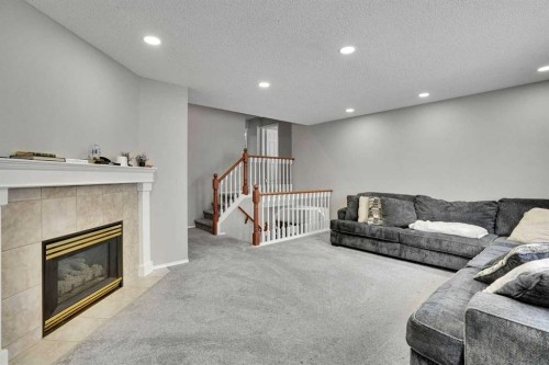 39 Douglasview Road Se, Calgary, AB - Indoor Photo Showing Other Room With Fireplace