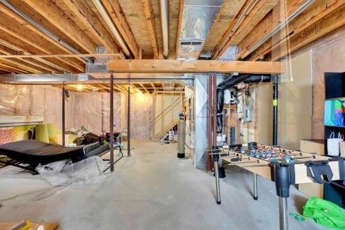 39 Douglasview Road Se, Calgary, AB - Indoor Photo Showing Basement