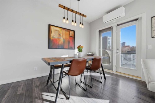 206-910 18 Avenue Sw, Calgary, AB - Indoor Photo Showing Dining Room