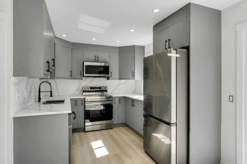 62 Deer Ridge Way Se, Calgary, AB - Indoor Photo Showing Kitchen With Stainless Steel Kitchen With Upgraded Kitchen