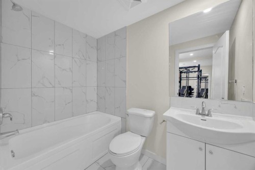 76 Edith Mews Nw, Calgary, AB - Indoor Photo Showing Bathroom