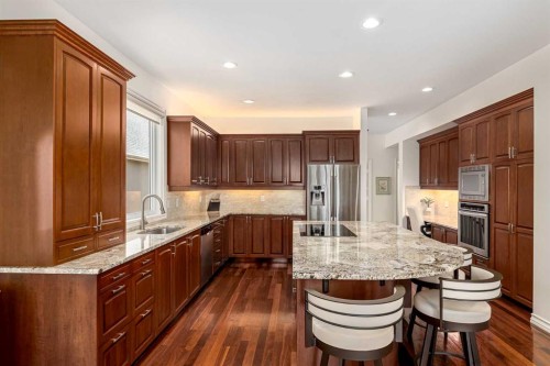 33 Ridge Pointe Drive, Heritage Pointe, AB - Indoor Photo Showing Kitchen With Stainless Steel Kitchen With Upgraded Kitchen