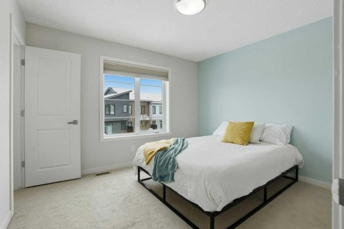 349 Walden Drive Se, Calgary, AB - Indoor Photo Showing Bedroom