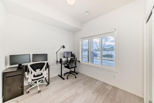 202 Creekstone Drive Sw, Calgary, AB - Indoor Photo Showing Office