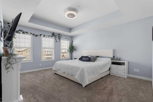 282 Mountainview Drive, Okotoks, AB - Indoor Photo Showing Bedroom