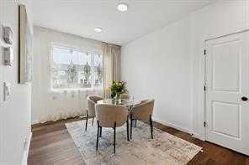 115 Legacy Passage Se, Calgary, AB - Indoor Photo Showing Dining Room