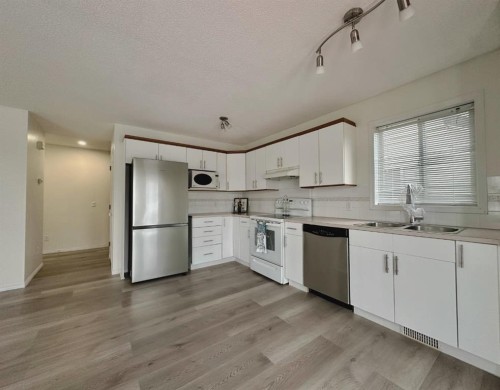 139 Bridlewood Circle Sw, Calgary, AB - Indoor Photo Showing Kitchen With Double Sink