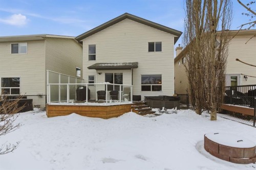 329 Douglas Ridge Circle Se, Calgary, AB - Outdoor With Deck Patio Veranda With Exterior