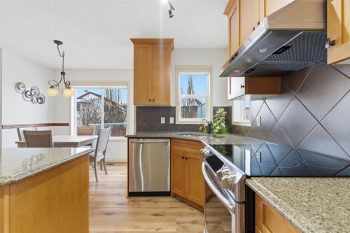 329 Douglas Ridge Circle Se, Calgary, AB - Indoor Photo Showing Kitchen