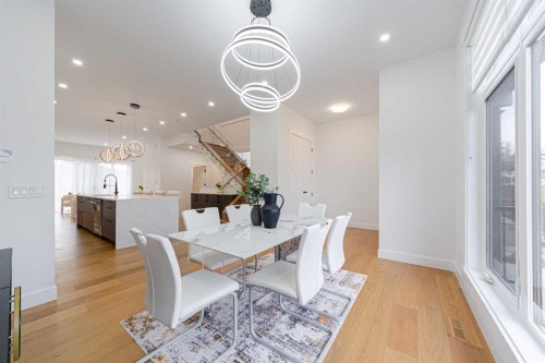 5003 21 Avenue Nw, Calgary, AB - Indoor Photo Showing Dining Room