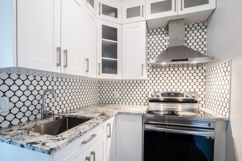 321 Kinniburgh Cove, Chestermere, AB - Indoor Photo Showing Kitchen With Upgraded Kitchen