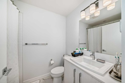 604-280 Chelsea Road, Chestermere, AB - Indoor Photo Showing Bathroom