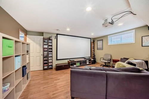 199 Mt Brewster Circle Se, Calgary, AB - Indoor Photo Showing Basement