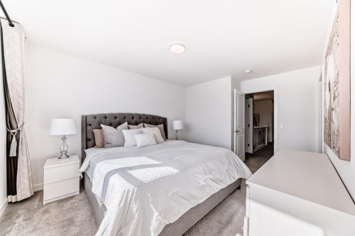 81 Herron Mews Ne, Calgary, AB - Indoor Photo Showing Bedroom