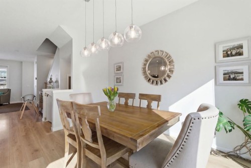 359 Fireside Way, Cochrane, AB - Indoor Photo Showing Dining Room