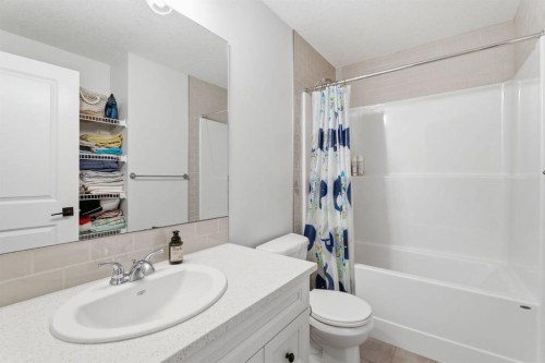 359 Fireside Way, Cochrane, AB - Indoor Photo Showing Bathroom