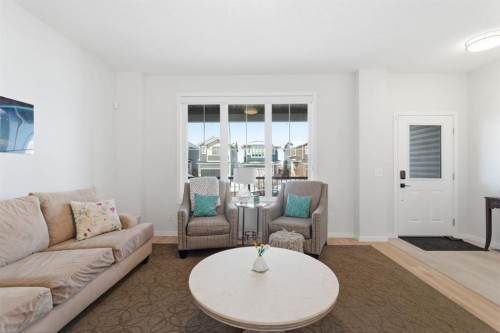359 Fireside Way, Cochrane, AB - Indoor Photo Showing Living Room