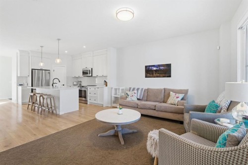 359 Fireside Way, Cochrane, AB - Indoor Photo Showing Living Room