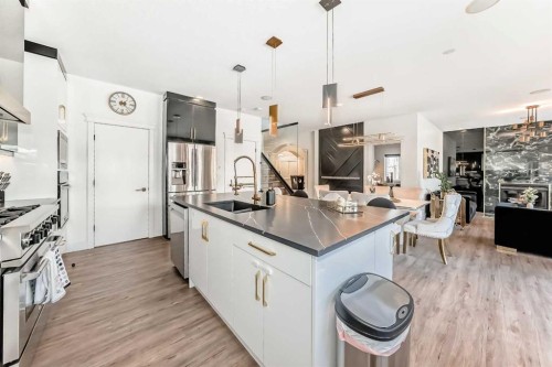 630 Rocky Ridge View Nw, Calgary, AB - Indoor Photo Showing Kitchen With Upgraded Kitchen