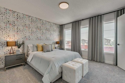 142 Belmont Passage Sw, Calgary, AB - Indoor Photo Showing Bedroom