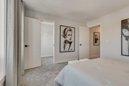 142 Belmont Passage Sw, Calgary, AB - Indoor Photo Showing Bedroom