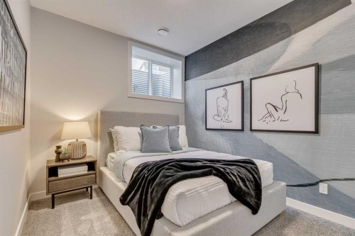142 Belmont Passage Sw, Calgary, AB - Indoor Photo Showing Bedroom