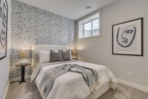 142 Belmont Passage Sw, Calgary, AB - Indoor Photo Showing Bedroom