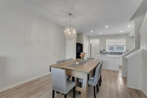 1162 Cornerstone Boulevard Ne, Calgary, AB - Indoor Photo Showing Dining Room