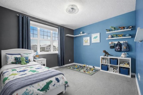 54 Auburn Crest Way Se, Calgary, AB - Indoor Photo Showing Bedroom