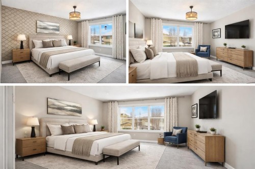 54 Auburn Crest Way Se, Calgary, AB - Indoor Photo Showing Bedroom
