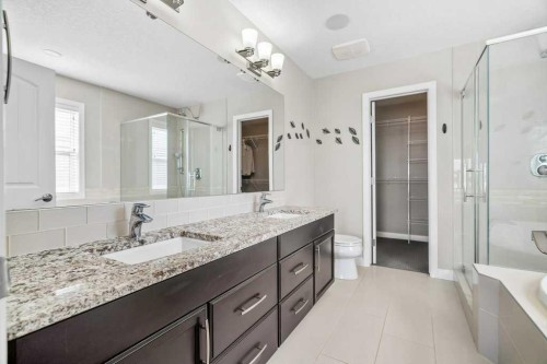 54 Auburn Crest Way Se, Calgary, AB - Indoor Photo Showing Bathroom