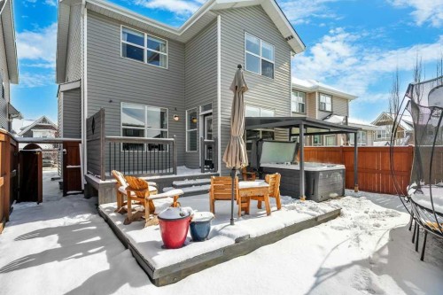54 Auburn Crest Way Se, Calgary, AB - Outdoor With Deck Patio Veranda