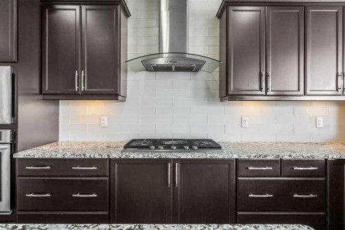 54 Auburn Crest Way Se, Calgary, AB - Indoor Photo Showing Kitchen With Upgraded Kitchen