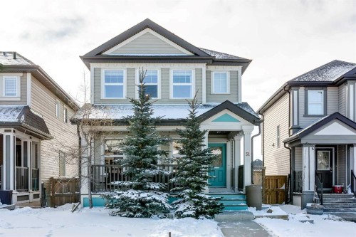 31 Sunset Link, Cochrane, AB - Outdoor With Facade