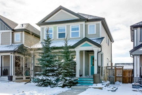 31 Sunset Link, Cochrane, AB - Outdoor With Facade