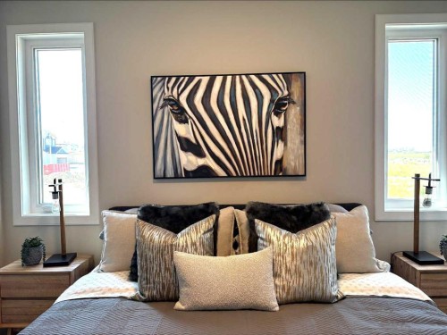 30 Bridges Way, Langdon, AB - Indoor Photo Showing Bedroom