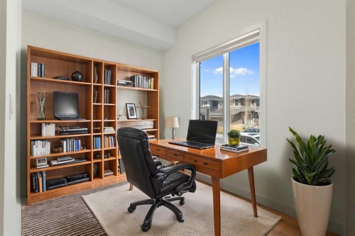 103-24 Rivercrest Drive, Cochrane, AB - Indoor Photo Showing Office