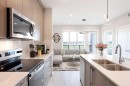 2213-60 Skyview Ranch Road Ne, Calgary, AB  - Indoor Photo Showing Kitchen With Double Sink With Upgraded Kitchen 