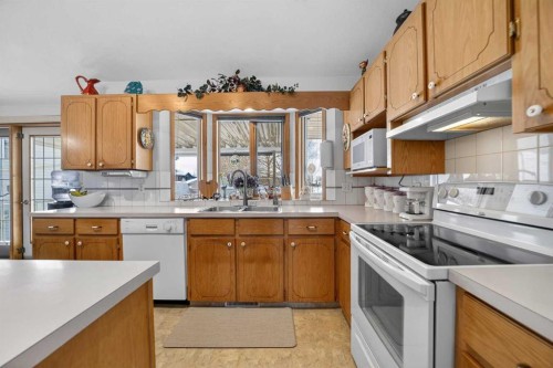 159 Balsam Crescent, Olds, AB - Indoor Photo Showing Kitchen With Double Sink