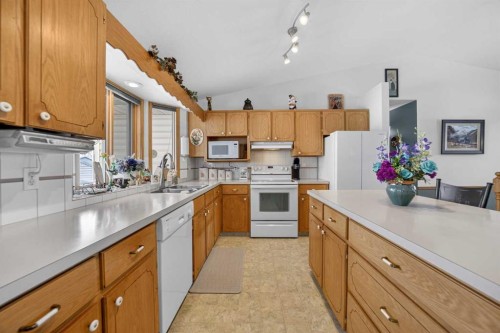 159 Balsam Crescent, Olds, AB - Indoor Photo Showing Kitchen With Double Sink