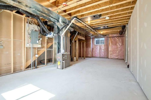 409 Strathcona Circle, Strathmore, AB - Indoor Photo Showing Basement