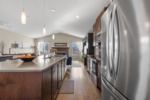 47 Cranford Crescent Se, Calgary, AB - Indoor Photo Showing Kitchen With Stainless Steel Kitchen With Double Sink With Upgraded Kitchen